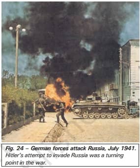 Rebuilding a World Economy The Post-war Era - German forces attack Russia, July 1941