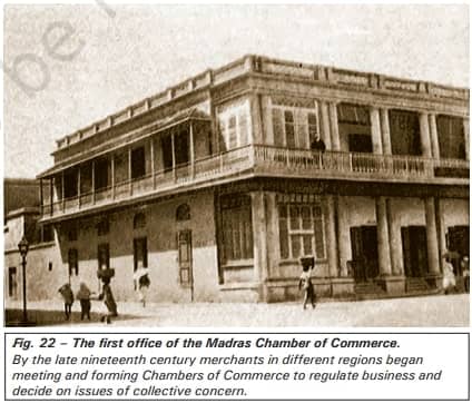 The Peculiarities of Industrial Growth: The first office of the Madras Chamber of Commerce.