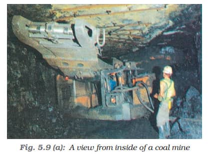 View from inside of a coal mine - Conservation Of Minerals