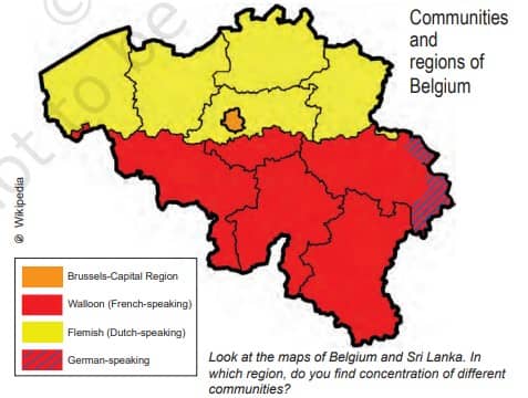 NCERT Civics Class 10 Chapter 1 Notes Belgium and Sri Lanka