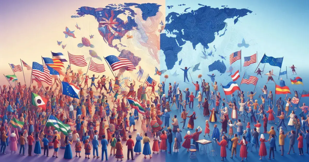 How is a nation different from other forms of collective belonging?