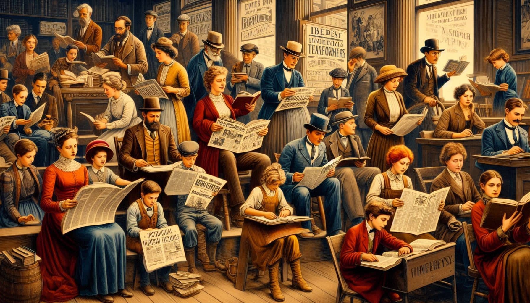 What Is The Meaning Of Reading Mania And How Did It Impact Society - E-book NCERT