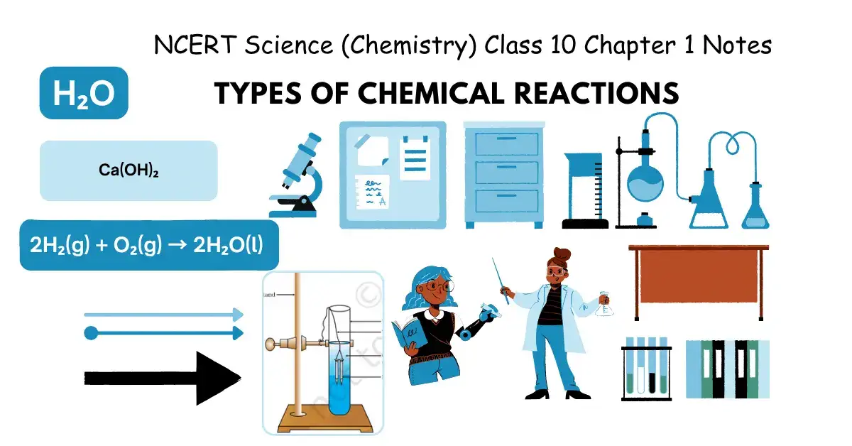 NCERT Science (Chemistry) Class 10 Chapter 1 Notes Types Of Chemical Reactions