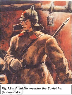 A soldier wearing the Soviet hat - What Changed After October Revolution - E-book NCERT