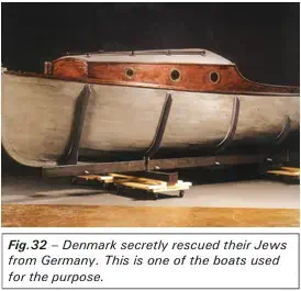 Denmark secretly rescued their Jews from Germany. This is one of the boats used for the purpose - Ordinary People and the Crimes Against Humanity - E-book NCERT