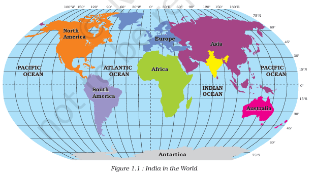 India's Size - NCERT Geography Class 9 Chapter 1 India's Size Notes & PDF - E-book NCERT