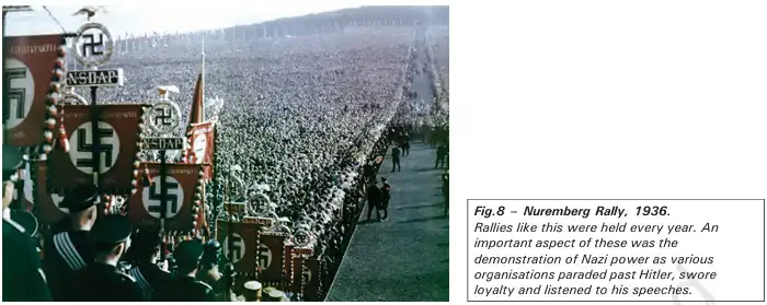 Nuremberg Rally, 1936 - Formation of the Nazi Party - Hitler’s Rise to Power - Ebook NCERT