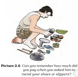 Can you remember how much did you pay when you asked him to mend your shoes or slippers - NCERT Economics Class 9 Chapter 2 Unemployment Notes & PDF - E-book NCERT