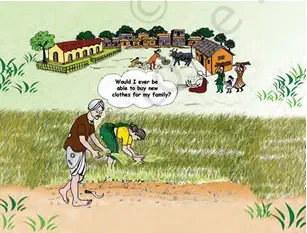 Rural case - Story of Lakha Singh - Two Typical Cases of Poverty - NCERT Economics Class 9 Chapter 3 Notes & PDF - E-book NCERT