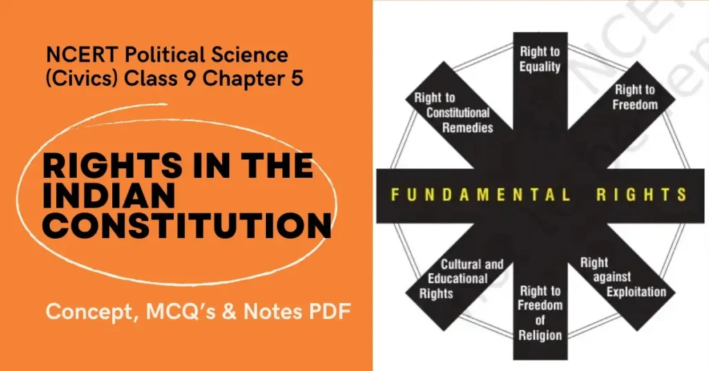 Rights In The Indian Constitution Class 9 - Concept, MCQ's & Notes PDF - E-book NCERT
