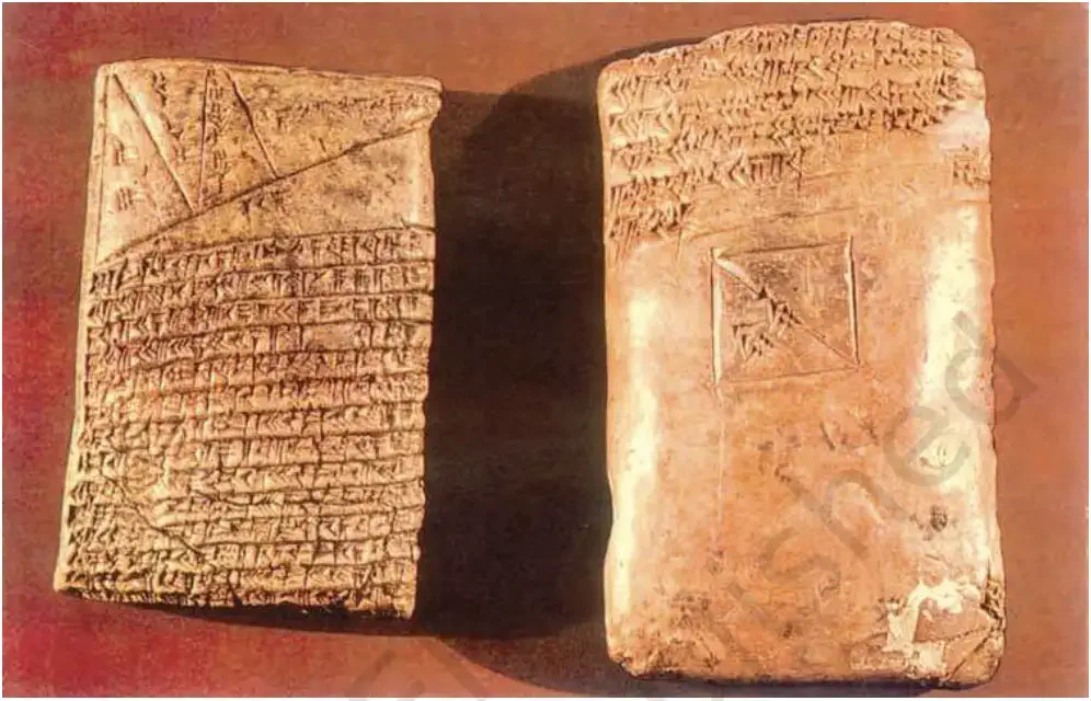 A clay tablet written on both sides in Cuneiform- The Development of Writing - Concept, MCQ's & Notes PDF - E-book NCERT