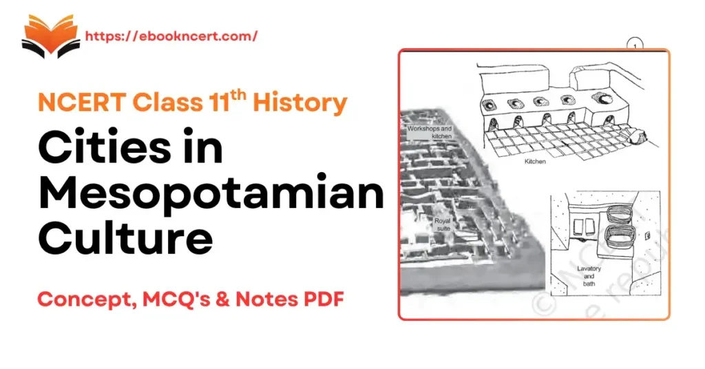 Cities in Mesopotamian Culture Class 11 NCERT History - Concept, MCQs & Notes PDF - E-book NCERT