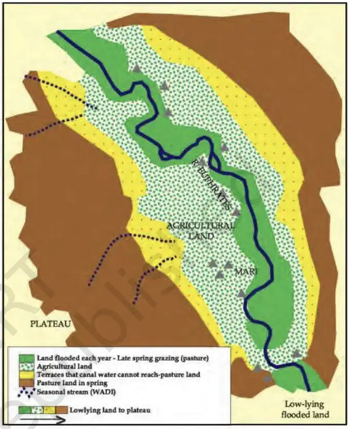 The Location of Mari - A Trading Town in a Pastoral Zone - Concept, MCQ's & Notes PDF - E-book NCERT