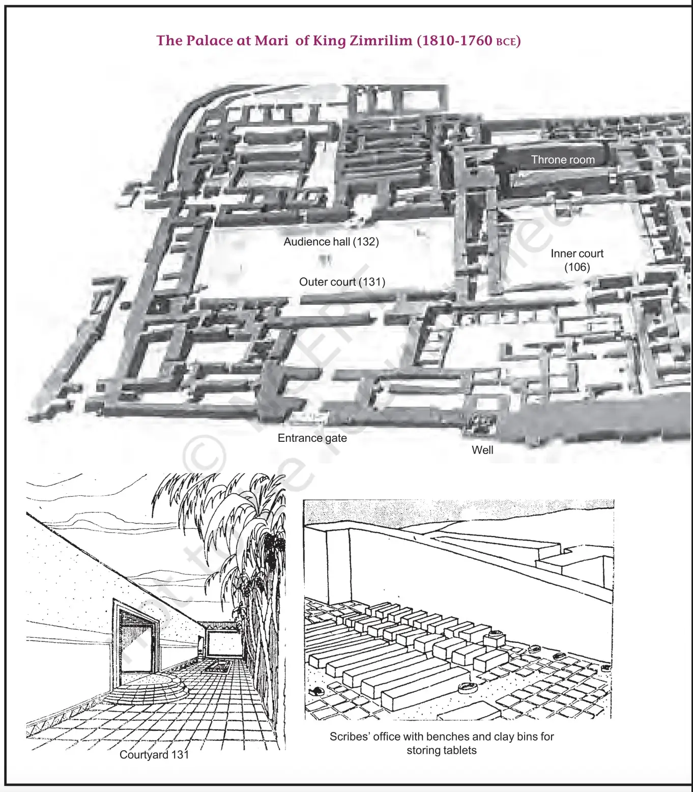 The Palace at Mari of King Zimrilim (1810-1760 BCE) - 1 - A Trading Town in a Pastoral Zone - Concept, MCQ's & Notes PDF - E-book NCERT