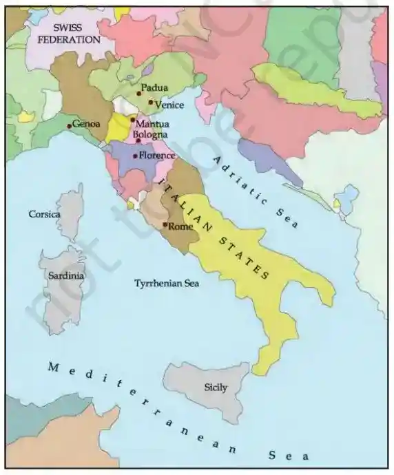 The Italian States - The Revival of Italian Cities Class 11 - E-book NCERT
