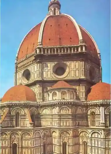 The Duomo, the dome of Florence cathedral designed by Brunelleschi - The First Printed Books Class 11 - E-book NCERT