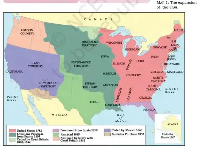 Mutual Perceptions - The Expansion Of the USA - E-book NCERT