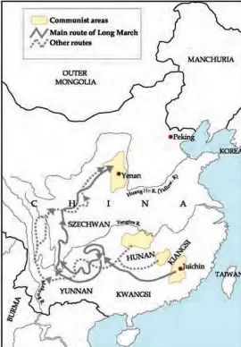 Rise of the Communist Party of China - The Long March - China Class 11 History - E-book NCERT