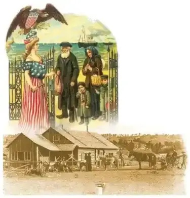 The Gold Rush, and the Growth of Industries - Immigrants welcomed by USA - E-book NCERT