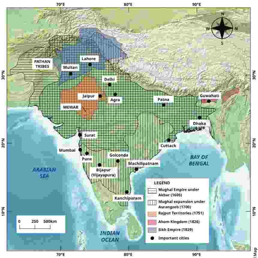The Mughals and the rise of regional powers at different periods - The Mughals - E-book NCERT