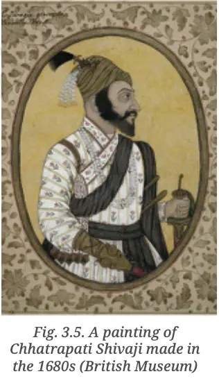 A painting of Chhatrapati Shivaji made in the 1680s British Museum - Foundation of Maratha Power and the Rise of Chhatrapati Shivaji - E-book NCERT